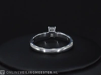 Platina ring met diamant en gia certificaat - afbeelding 6 van  6