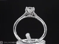 Platina ring met diamanten 1.3 ct (gecertificeerd) - nieuw - afbeelding 10 van  10
