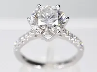Platina ring met een diamant van 2.00 carat