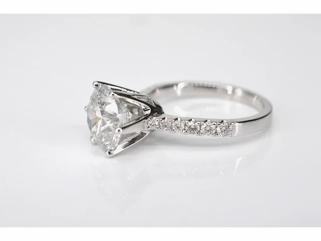 Platina ring met een diamant van 2.00 carat - afbeelding 5 van  5