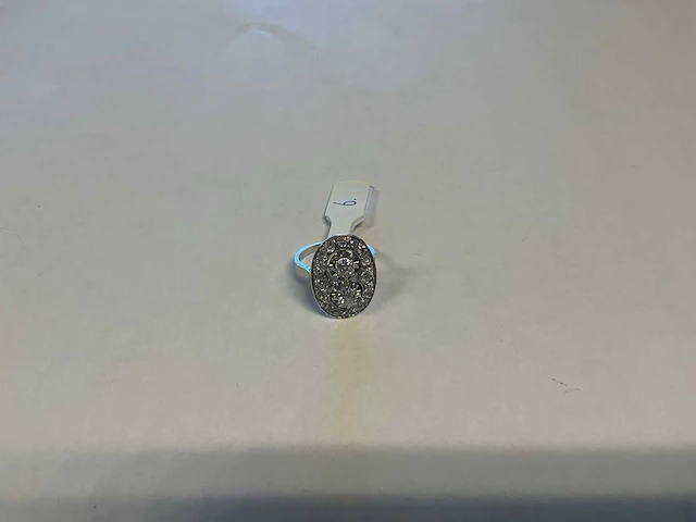Platina ring - afbeelding 1 van  3
