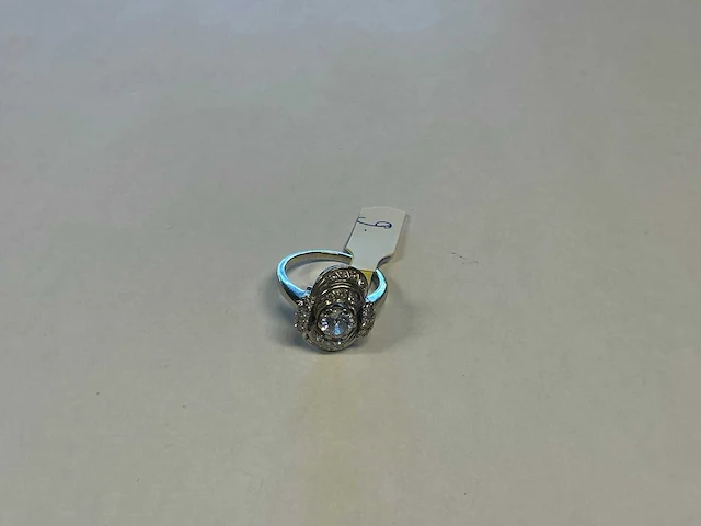 Platina ring - afbeelding 1 van  3