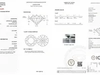Platina solitair ring met een 1.05 carat briljant geslepen diamant - afbeelding 2 van  10