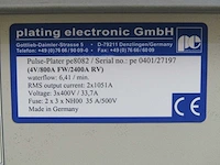 Plating electronic gmbh - 2001 - pulse plater pe8082 - pulse-plater rectifier - afbeelding 3 van  11