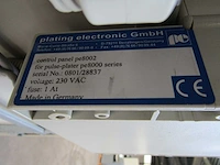 Plating electronic gmbh - 2001 - pulse plater pe8082 - pulse-plater rectifier - afbeelding 7 van  11