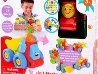 Playgo - 4 in 1 mechanische werk wagen 1x 031 - afbeelding 1 van  5