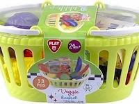 Playgo mandje met groenten, 13dlg. 1x a008 - afbeelding 2 van  3