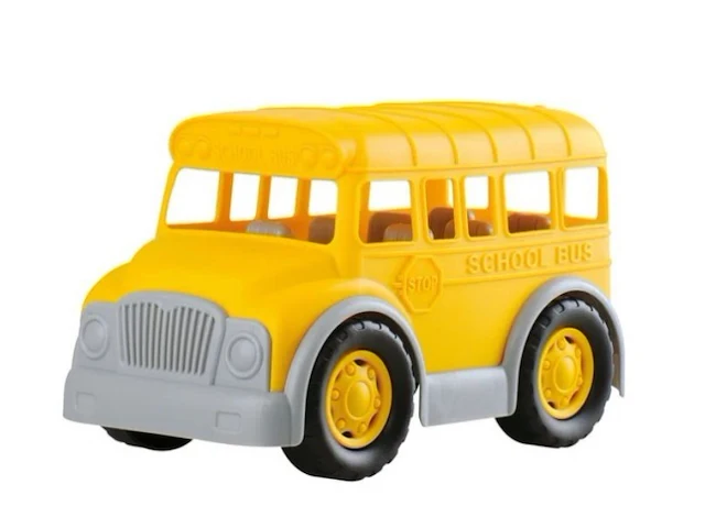 Playgo speelgoed bus geel 1x d031 - afbeelding 1 van  3