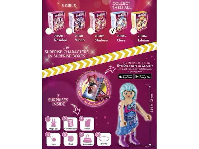 Playmobil everdreamerz music clare - afbeelding 2 van  3