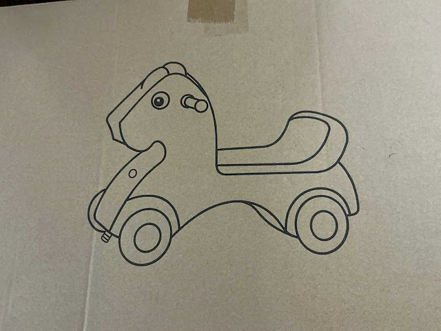 Playpen rocking horse hobbelpaard pink - afbeelding 6 van  7
