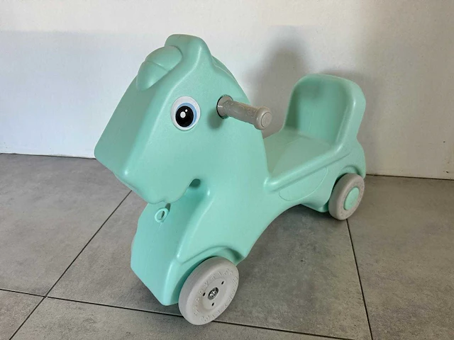 Playpen rocking horse hobbelpaard turqoise - afbeelding 1 van  7