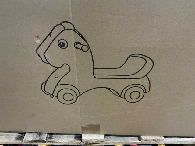 Playpen rocking horse hobbelpaard turqoise - afbeelding 7 van  7