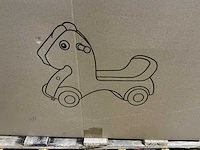 Playpen rocking horse hobbelpaard turqoise - afbeelding 7 van  7