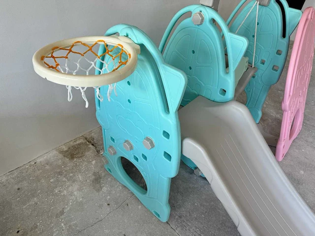 Playpen swing & slide pink - afbeelding 2 van  9