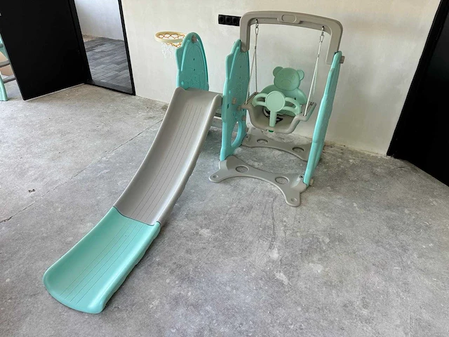 Playpen swing & slide turqoise (2x) - afbeelding 9 van  11