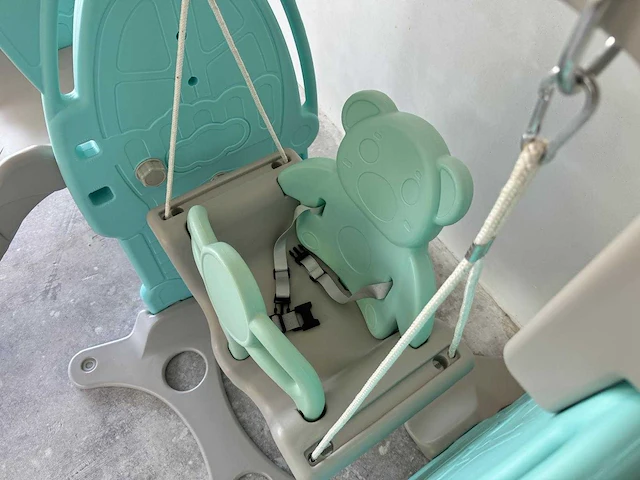 Playpen swing & slide turqoise - afbeelding 8 van  11