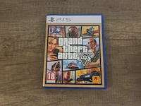 Playstation 5 disc edition console (in nieuwstaat) + gta 5 game + draadloze controller + kabels & handleiding - afbeelding 10 van  12
