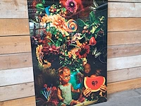 Plexiglas schilderij, cobra art company, harley "still life with dolls" - afbeelding 1 van  8