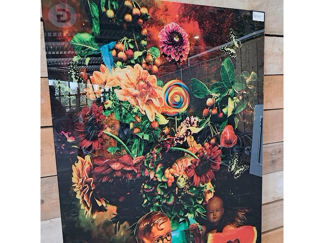 Plexiglas schilderij, cobra art company, harley "still life with dolls" - afbeelding 3 van  8