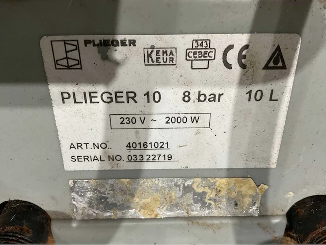 Plieger 10 boiler - afbeelding 5 van  5