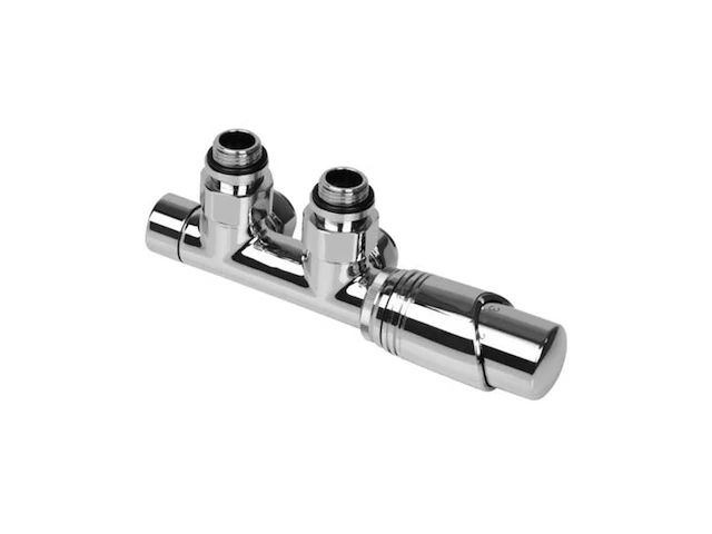 Plieger como design onderblok set haaks incl. koppeling 15 en 16mm chroom - afbeelding 1 van  3
