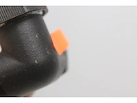 Plieger como design radiator aansluitset universeel dubbel haaks incl. koppeling 15 mm mat zwart - afbeelding 2 van  3