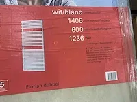 Plieger florian dubbel 1406 600 design radiator (7x) - afbeelding 2 van  4