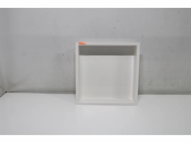 Plieger inbox inbouwnis - met flens - rvs - 30x30x7.5cm - wit - afbeelding 2 van  3