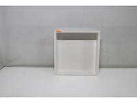 Plieger inbox inbouwnis - met flens - rvs - 30x30x7.5cm - wit - afbeelding 2 van  3