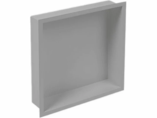 Plieger inbox inbouwnis met flens 30x30x7.5cm waterproof rvs - afbeelding 1 van  1