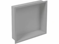 Plieger inbox inbouwnis met flens 30x30x7.5cm waterproof rvs - afbeelding 1 van  1