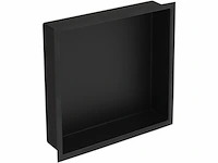 Plieger inbox inbouwnis met flens 30x30x7.5cm waterproof zwart - afbeelding 2 van  2