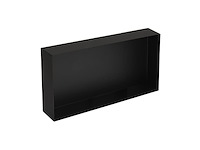 Plieger inbox inbouwnis opbouwnis rvs 60x30x10cm matzwart - afbeelding 1 van  3