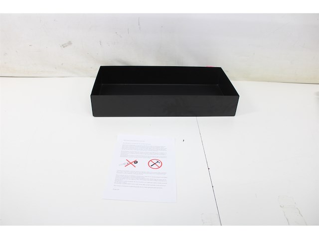 Plieger inbox inbouwnis opbouwnis rvs 60x30x10cm matzwart - afbeelding 2 van  3