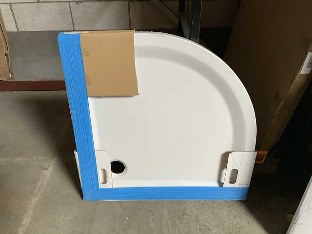 Plieger kwadrant douchebak acryl kwartrond 90x90x5cm wit - afbeelding 2 van  2