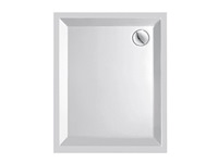 Plieger kwadrant douchebak acryl rechthoek 90 cm x 80 cm x 5 cm wit 20 jaar garantie - afbeelding 1 van  3