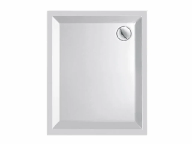 Plieger kwadrant douchebak acryl rechthoek 90 cm x 80 cm x 5 cm wit - afbeelding 1 van  3
