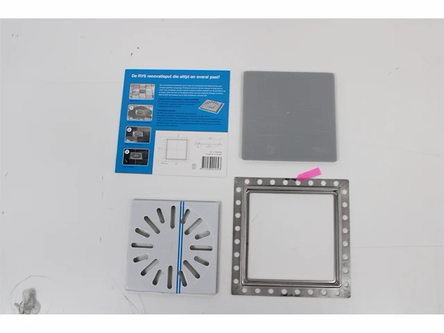 Plieger renovatieput rvs 15 cm x 15 cm - afbeelding 1 van  2