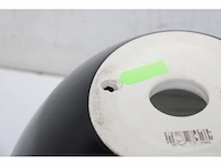 Plieger scale wasbak waskom zwart/ wit keramiek opbouw - afbeelding 3 van  3