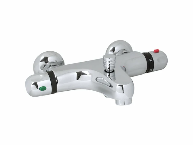 Plieger verano thermostatische badkraan 15 cm chroom - afbeelding 1 van  1