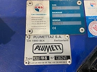Plumettaz microjet prm-196 glasvezel inblaas machine - afbeelding 7 van  7