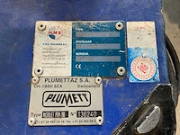 Plumettaz microjet prm-196 glasvezel inblaas machine - afbeelding 5 van  6