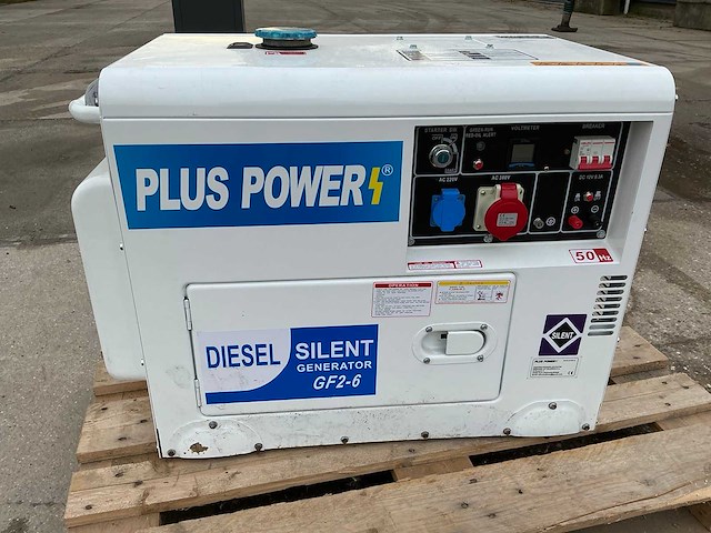 Plus power gf2-6 silent stroomgenerator - afbeelding 5 van  12