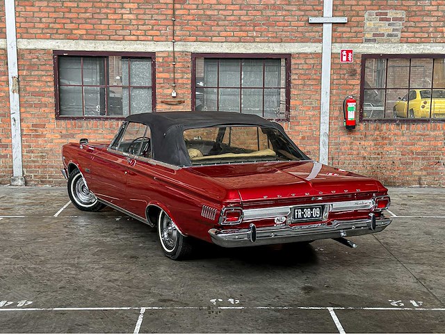 Plymouth satellite m1 cabriolet 265pk 1965, fr-38-09 - afbeelding 25 van  86