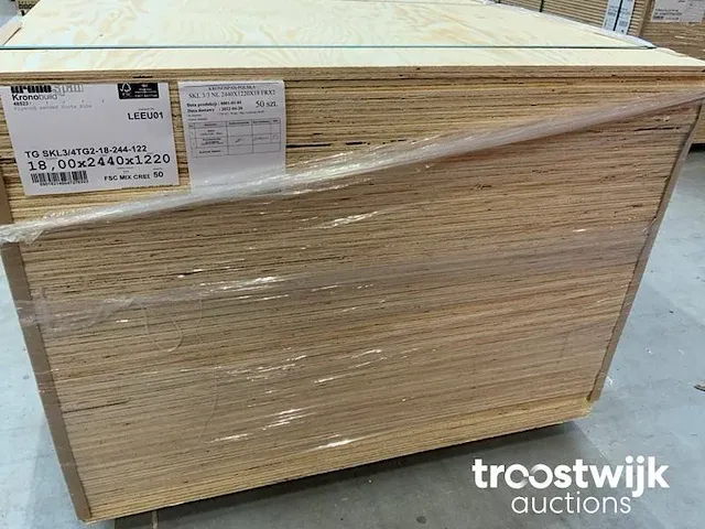 Plywood sanded scots pine - afbeelding 7 van  8