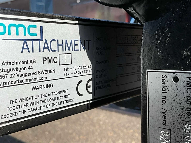 Pmc attachment 55081-0850-01a40 vorkversteller - afbeelding 8 van  8