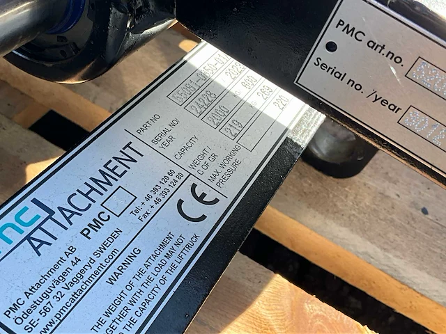 Pmc attachment 55081-0850-01a40 vorkversteller - afbeelding 8 van  8