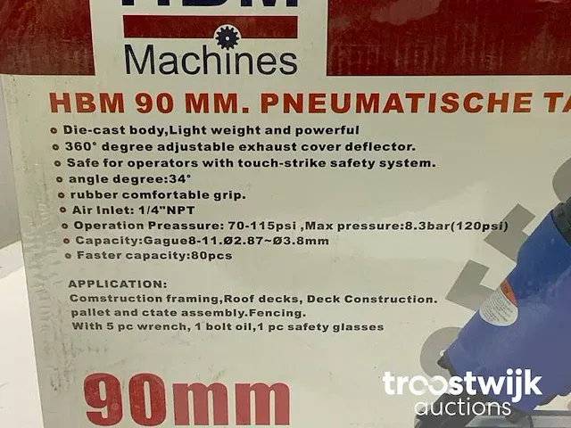 Pneumatisch tacker - afbeelding 4 van  5