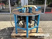 Pneumatische 6 voudige opspantafel