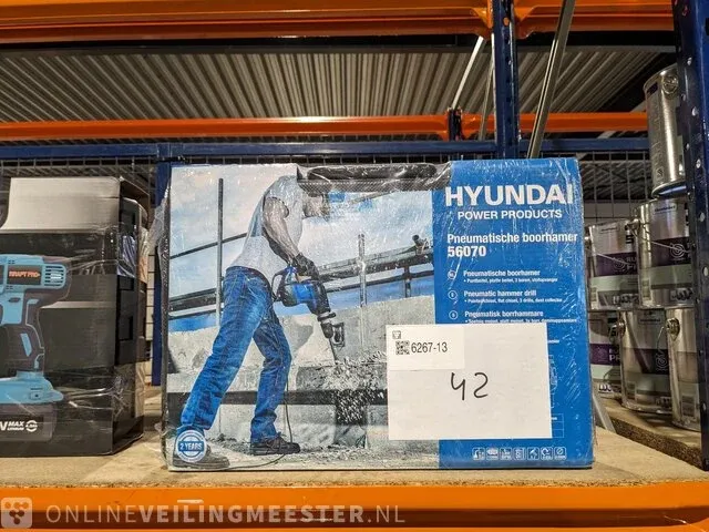 Pneumatische boorhamer hyundai, bouwjaar 2023 - afbeelding 2 van  2